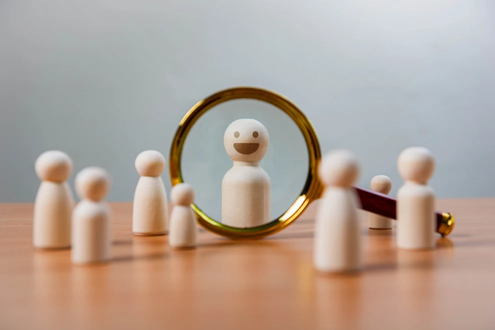 Figur i förstoringsglas